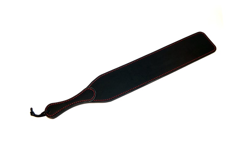 Large 22' Inch (56 cm) Leather Paddle -  Your Choice of Stitching Color 