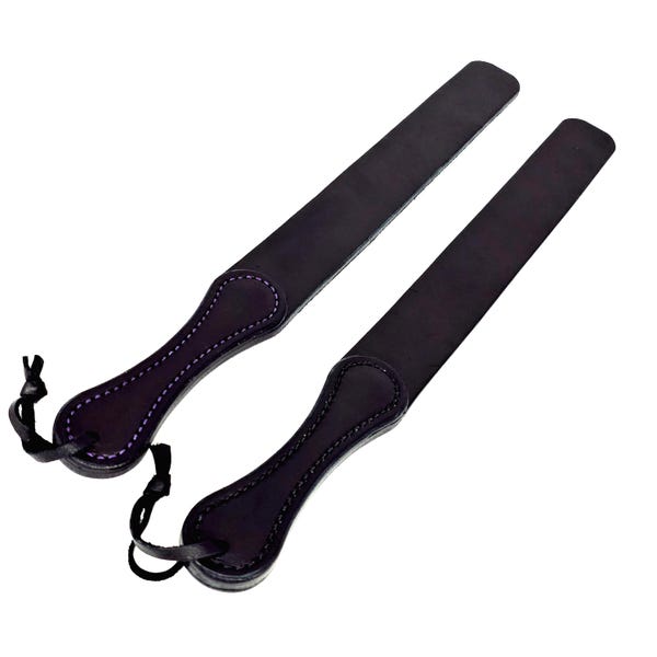 Leather Strap - Solid Leather Strap for Spanking and Impact with Reinforced Handle