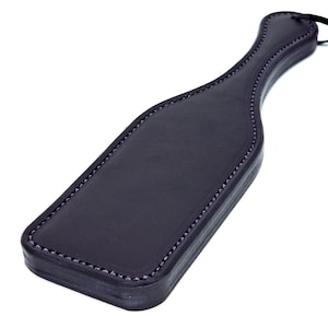 Heavy Leather Paddle - Thick 4 Layer Paddle - 12 Inches Long - Handmade Leather Paddle