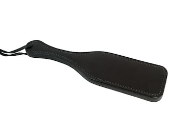 Classic 12" Inch (3 Layers Thick) Leather Paddle - Choice of Stitching Color