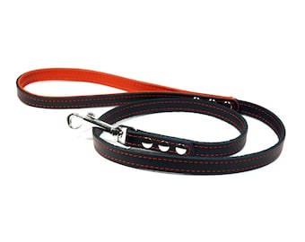 36&quot; Full Leather Leash (3 Feet) - Choice of Colors