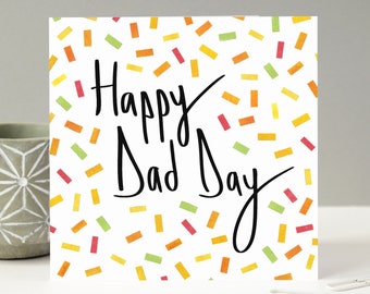 Funny Father's Day Card UK | Happy Dad Day Father's Day Card | Happy Father's Day Dad, Father, Grandad | Blank Father's Day Card for Him