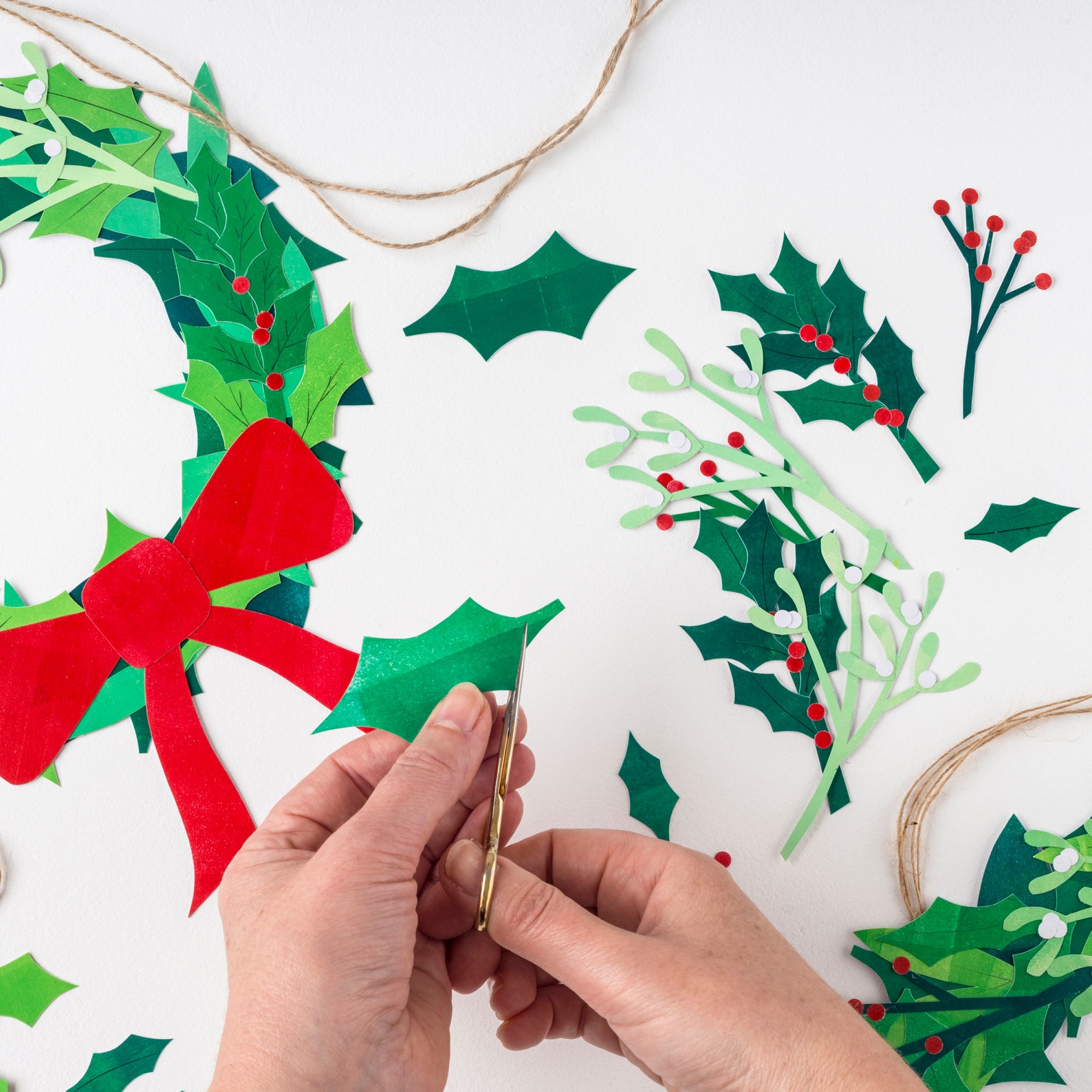 Christmas Wreath Craft Kit Make Your Own Christmas Wreath Festive