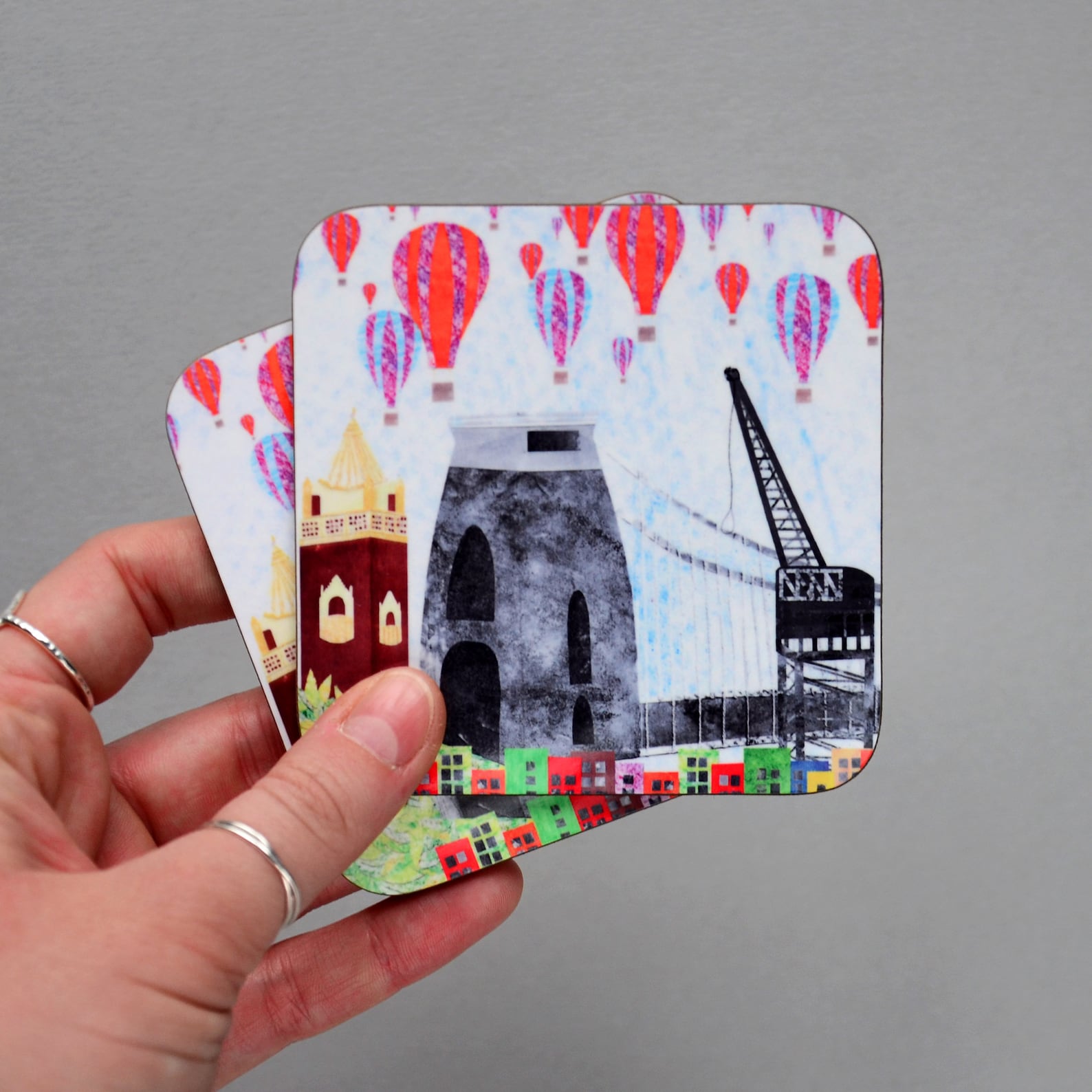 Bristol Birthday Card Bristol Art Bristol Skyline Print Etsy