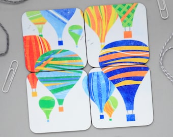 Bristol Balloons Coaster Set | New Home Gift | Housewarming Bristol Gift | Bristol Art