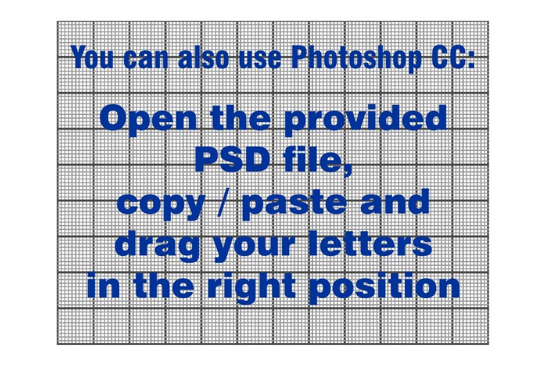 Cross Stitch Text Creator DIY PNG Files PSD Pattern Etsy