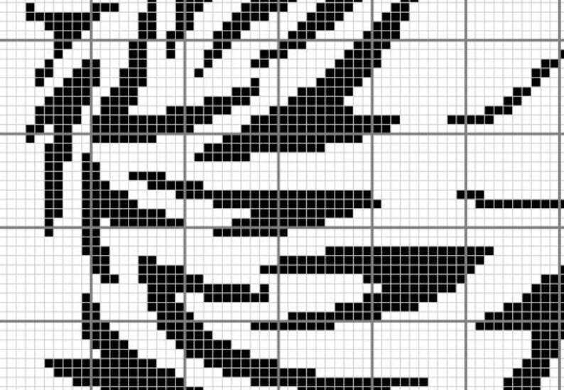 Cat Graph Crochet Crochet Mosaic Knit Cat Graph Cat Etsy