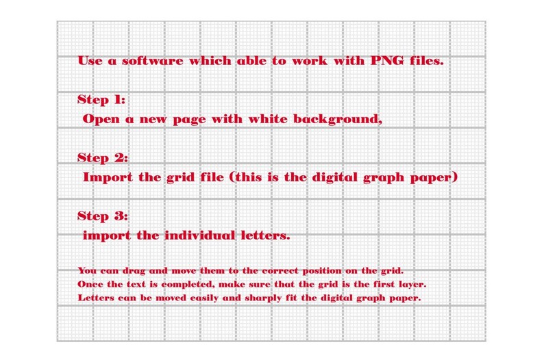 Download Cross stitch text creator DIY PNG files PSD pattern | Etsy