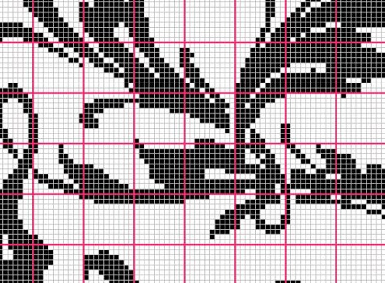 Monogram Letter D Cross Stitch Pattern Cross Stitch Letter Etsy