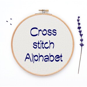 20 sts tall font chart, Cross stitch alphabet pattern, quote cross stitch, filet crochet, PDF -  (Rf:Alph108)