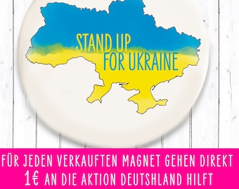 Charity Stand up for Ukraine Magnet