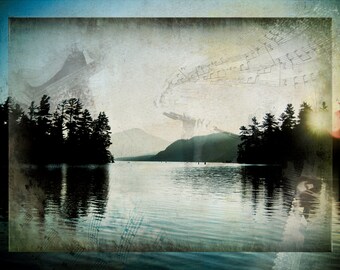 Mountain Music ~ Printed on Metal with option of a Metallic Archival Print .  Best in show NYS award winner.