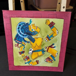 Original Signed Watercolor (coyolxauhqui) Painting 1 of 1