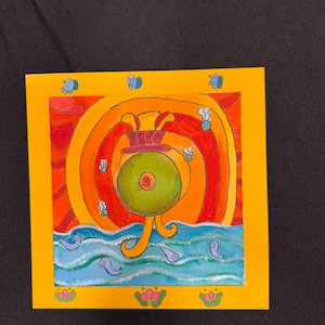 Original Signed Watercolor (xoshitl) Painting 1 of 1