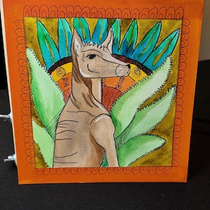 Original Signed Watercolor (Xolo) Painting 1 of 1
