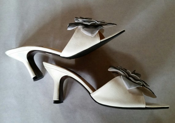 VTG 1990s (30s-40s inspired) VIVAN High Heel Mule… - image 4