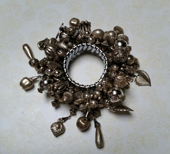 VTG 80s / 90s CHA-CHA Expansion Dangling Charm Br… - image 4