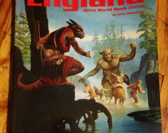 England - Rifts World Book Three (RPG) - Vintage/Antique Game