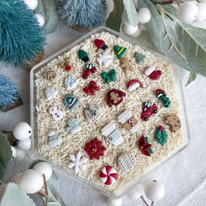 Christmas Polymer Clay Stud Earrings: Build Your Own Holiday Pack