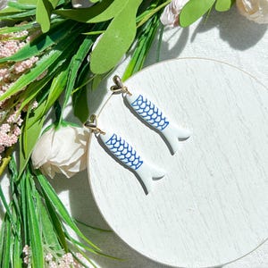 Classic Sardine Polymer Clay Earrings | Coastal Collection