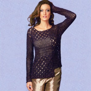 Asymmetric crochet tunic PATTERN, casual crochet tunic pattern, instructions in English for every row, sexy beach crochet tunic PDF pattern.