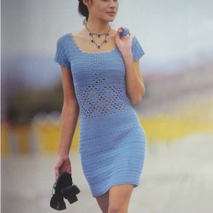 tight crochet dress Cozumel Dress