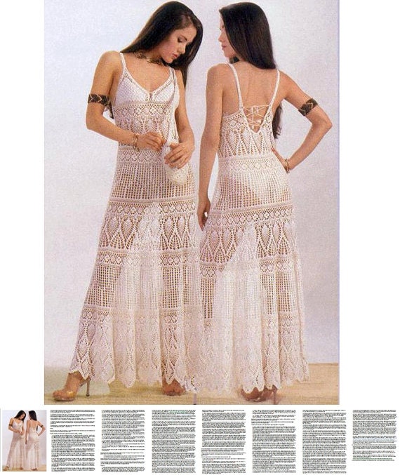 sexy crochet dress