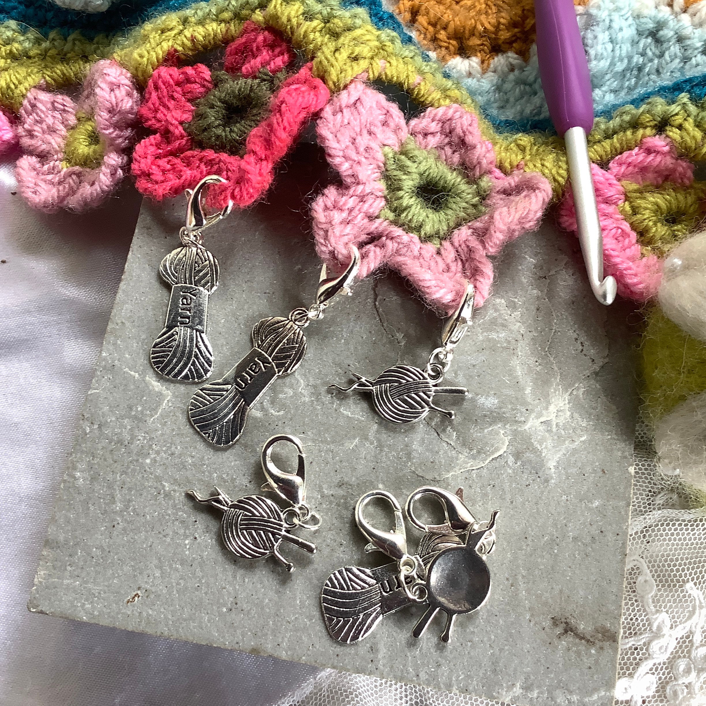Stitch Markers for Crochet or Knitting Holders Keepers Yarn Etsy
