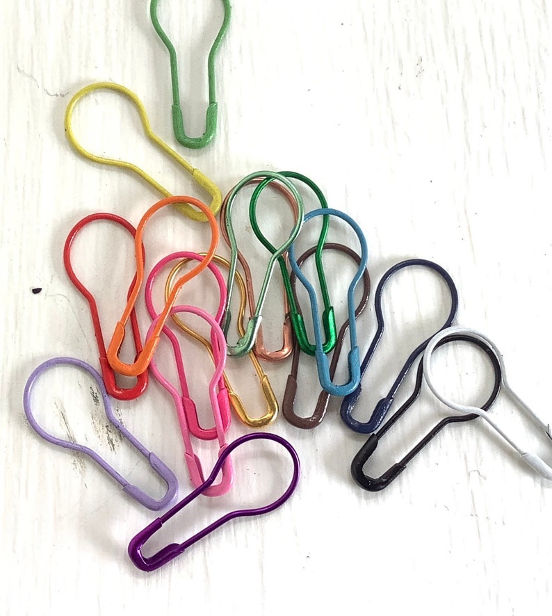 20 Bulb Pin Stitch Markers for Crochet or Knitting Random Etsy