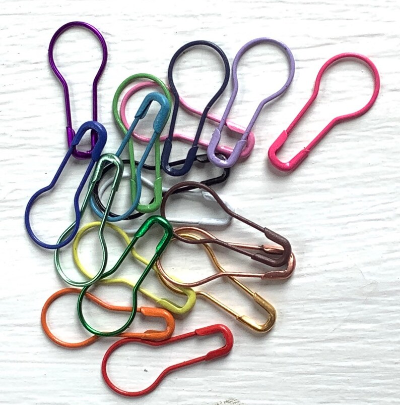 20 Bulb Pin Stitch Markers for Crochet or Knitting Random Etsy
