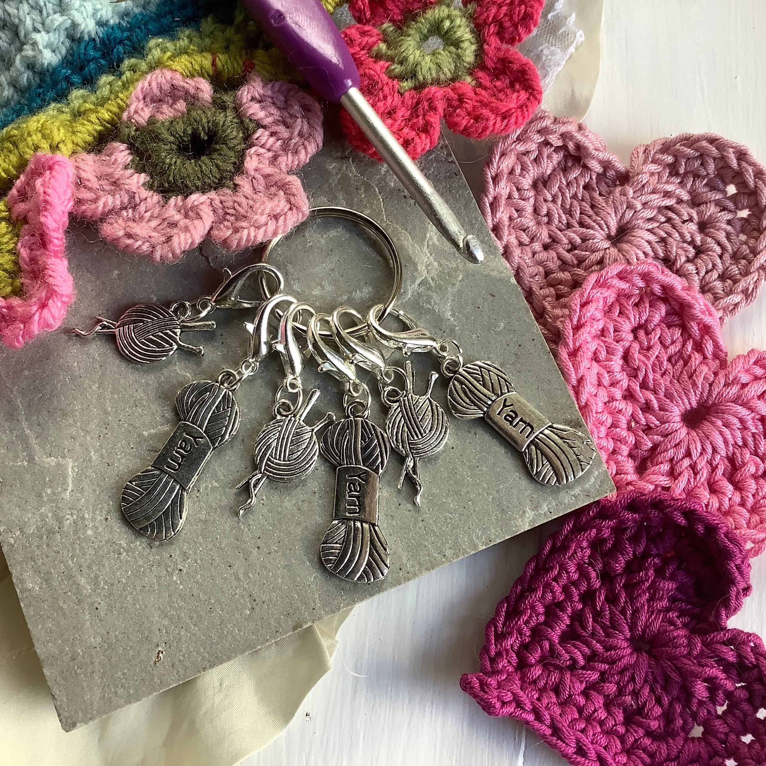 Stitch Markers for Crochet or Knitting Holders Keepers Yarn Etsy
