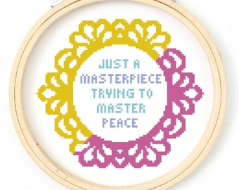 Masterpiece - Cross Stitch Pattern- Instant Download