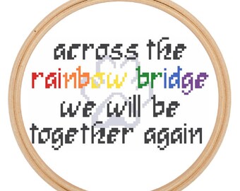 Rainbow Bridge - Cross Stitch Pattern - Instant Download