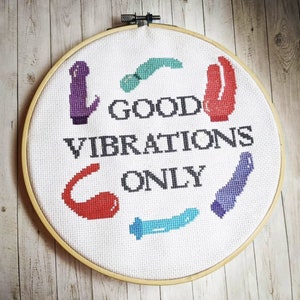 Good Vibrations - Cross Stitch Pattern - Instant Download