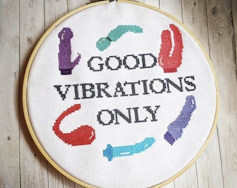 Good Vibrations - Cross Stitch Pattern - Instant Download