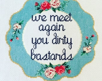 Dirty B*stards - Cross Stitch Pattern - Instant Download