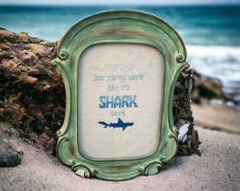 Cross Stitch Pattern "Live Every Week Like Its Shark Week"