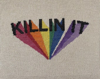 Killin It - Cross Stitch Pattern - Instant Download