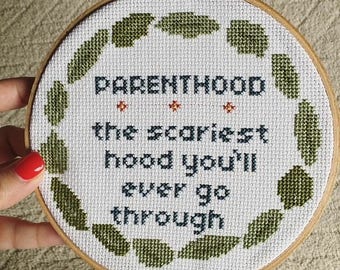 Parenthood - Cross Stitch Pattern - Instant Download