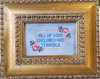 God's Children - Cross Stitch Pattern - Instant Download