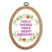 Thick Thighs - Cross Stitch Pattern - Instant Download 