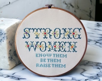 Strong Women - Cross Stitch Pattern - Instant Download