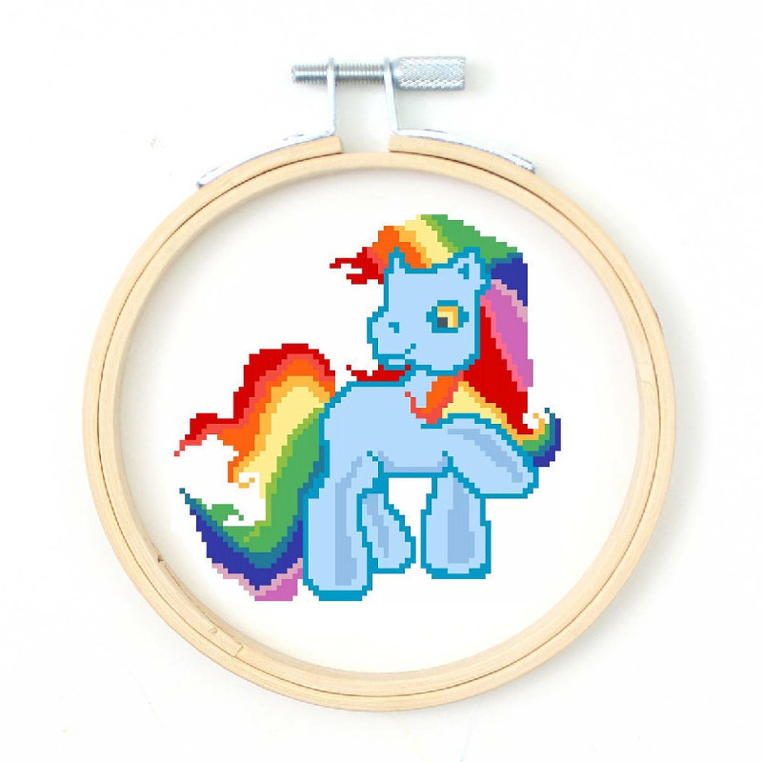 My Little Pony Cross Stitch Pattern Instant Download - Etsy