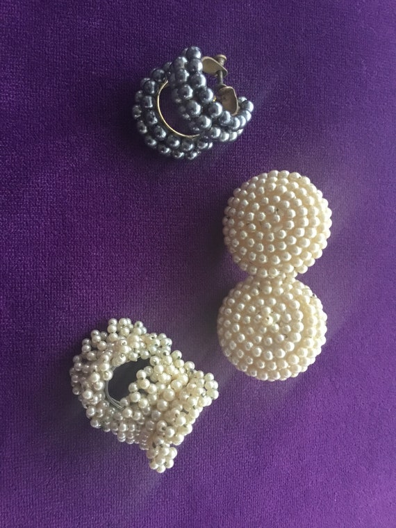 3 pair Vintage Earrings