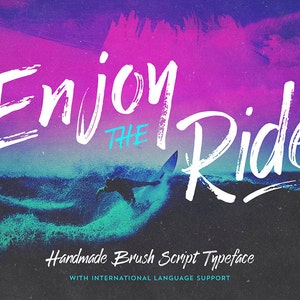 Enjoy the Ride - Typeface