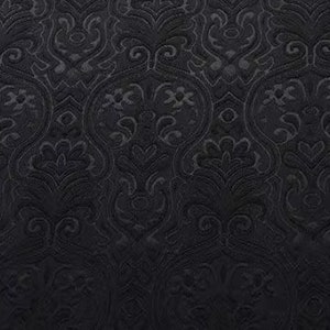 High quality jacquard fabric, black  color jacquard fabric, wedding dress fabric, for jacket dress, by the yard
