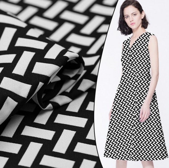 black and white pattern clothing