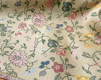 Hellgoldfarbe mit Granatapfelblumenmuster, Hochzeitsjacquardstoff, Jacquardstoff im chinesischen Stil, Jackenkleidstoff,