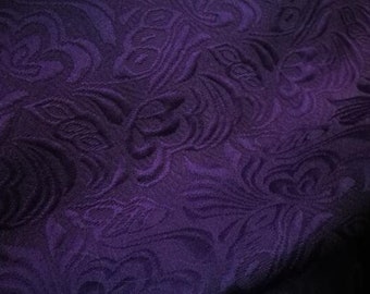 Sale, High quality Purple color jacquard fabric, Embossed style, Thicken Jacquard fabric, Wedding dress fabric for for Jackets