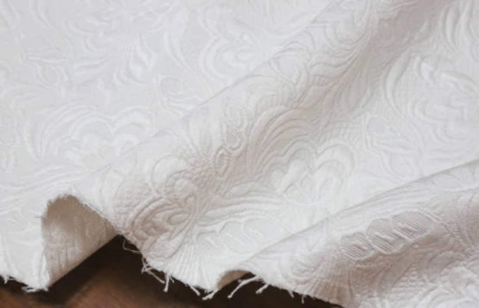 High Quality Offwhite Fabric Embossed Style Thicken Etsy